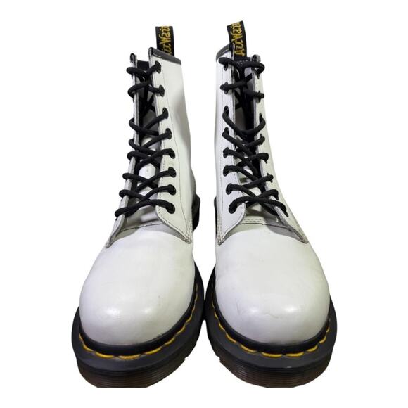 Dr. Martens 1460 8 Eye Combat Boot White Women size 7 - Picture 4 of 6
